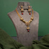 Antique Kundan Flower Necklace Set