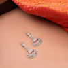 Royal Silver Filigree Drop Earrings