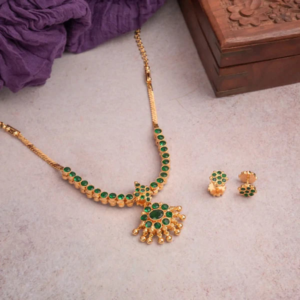 Ruby Kemp Stone Short Double Side Attigai with stud