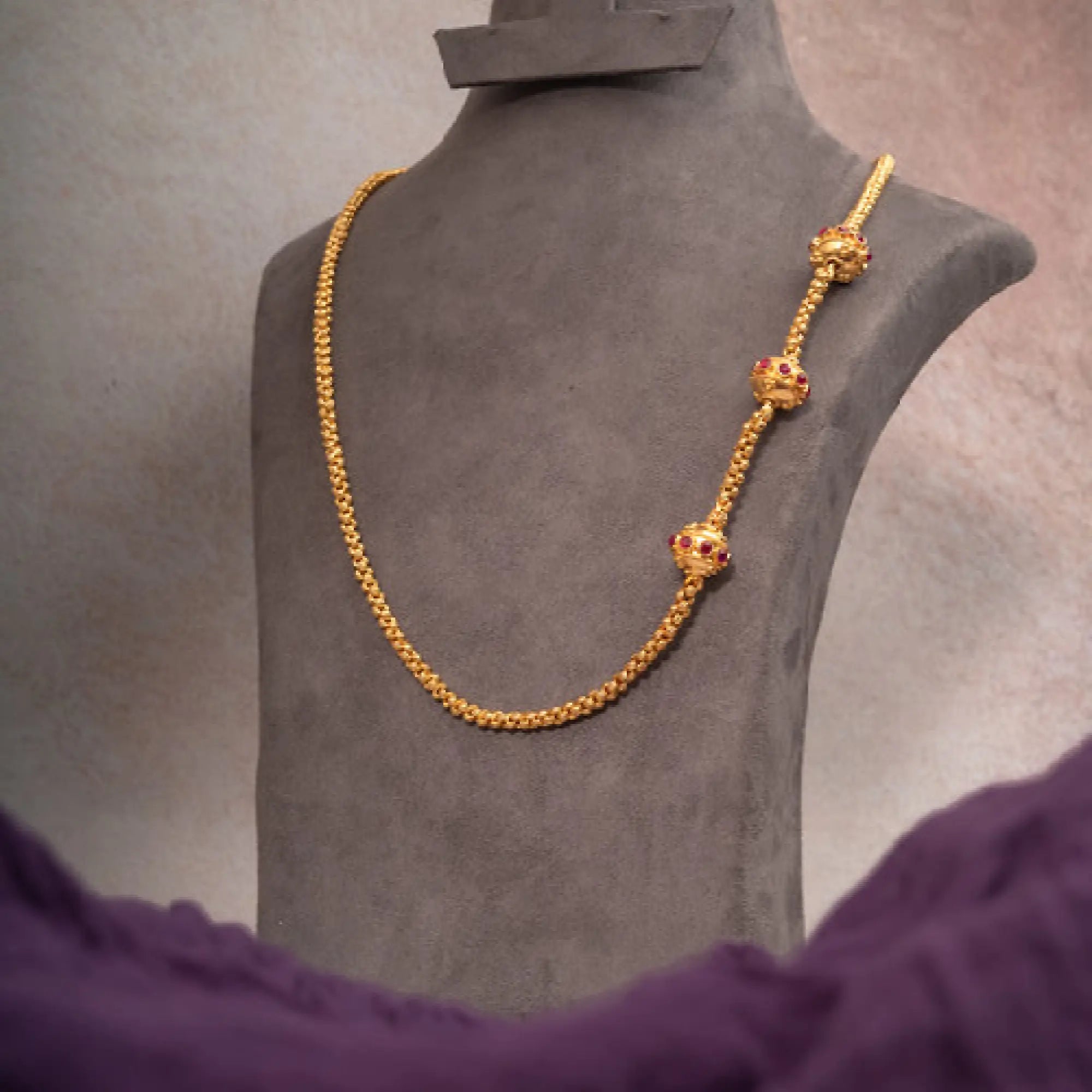 Golden Legacy Mugappu chain