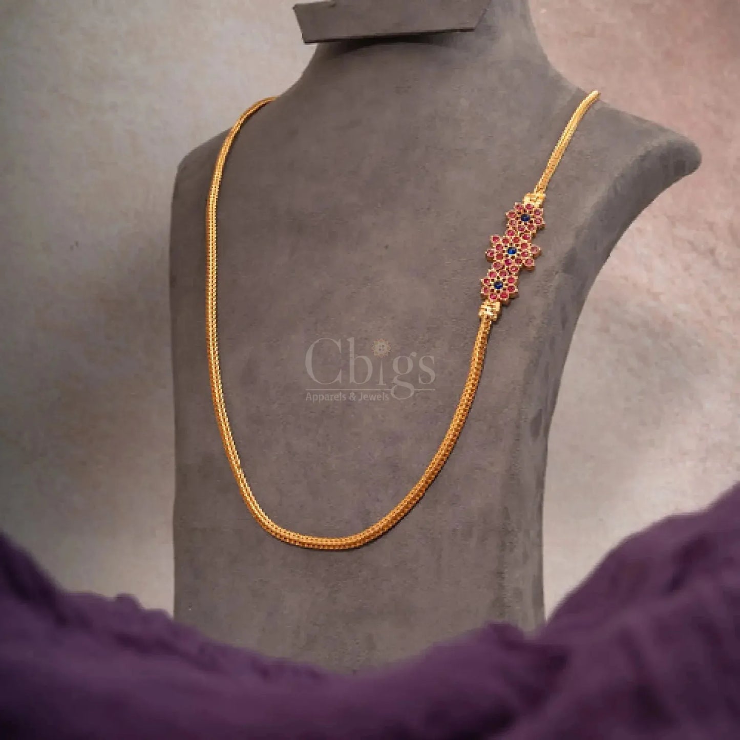 Majestic Splendor Mugappu chain