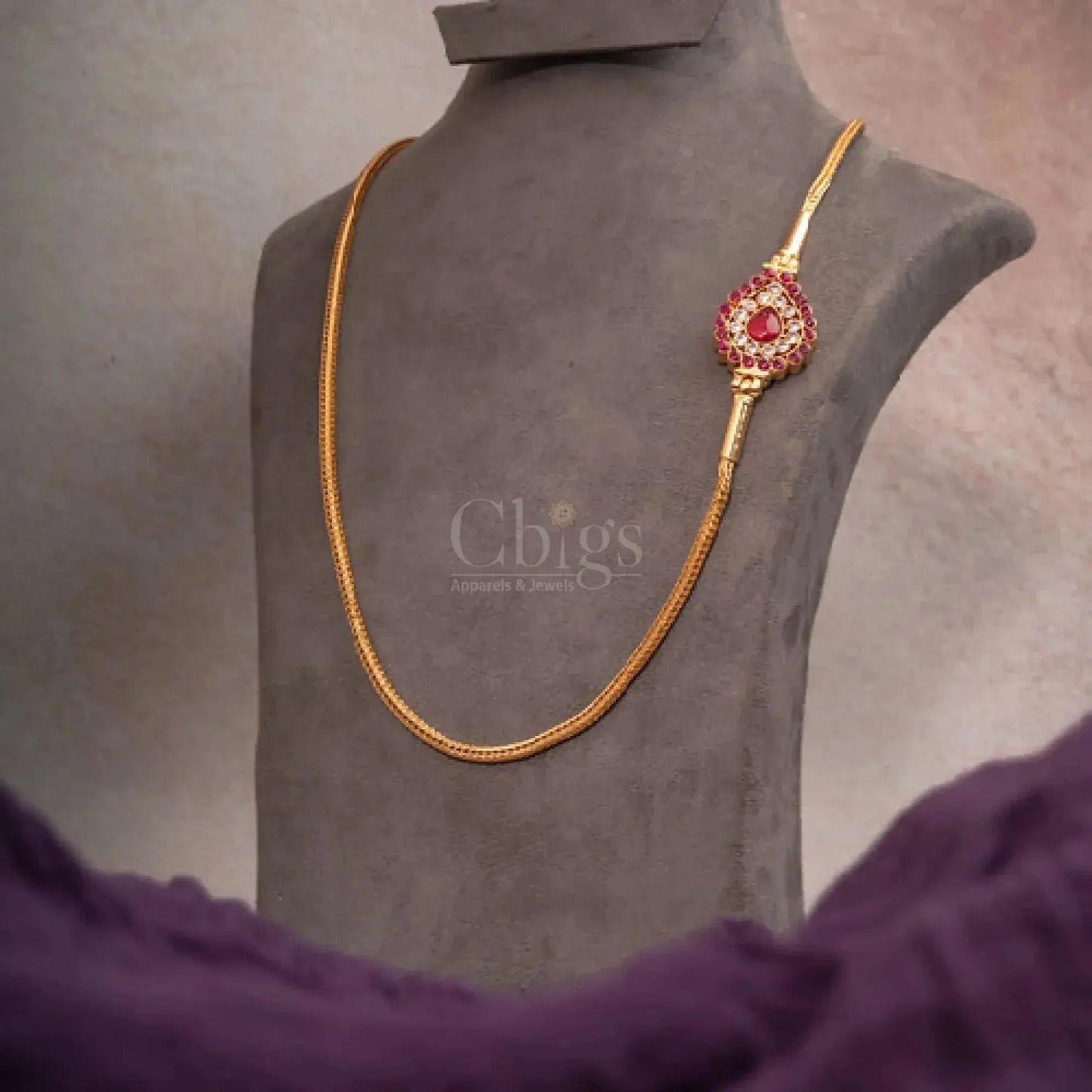 Graceful Harmony Mugappu chain