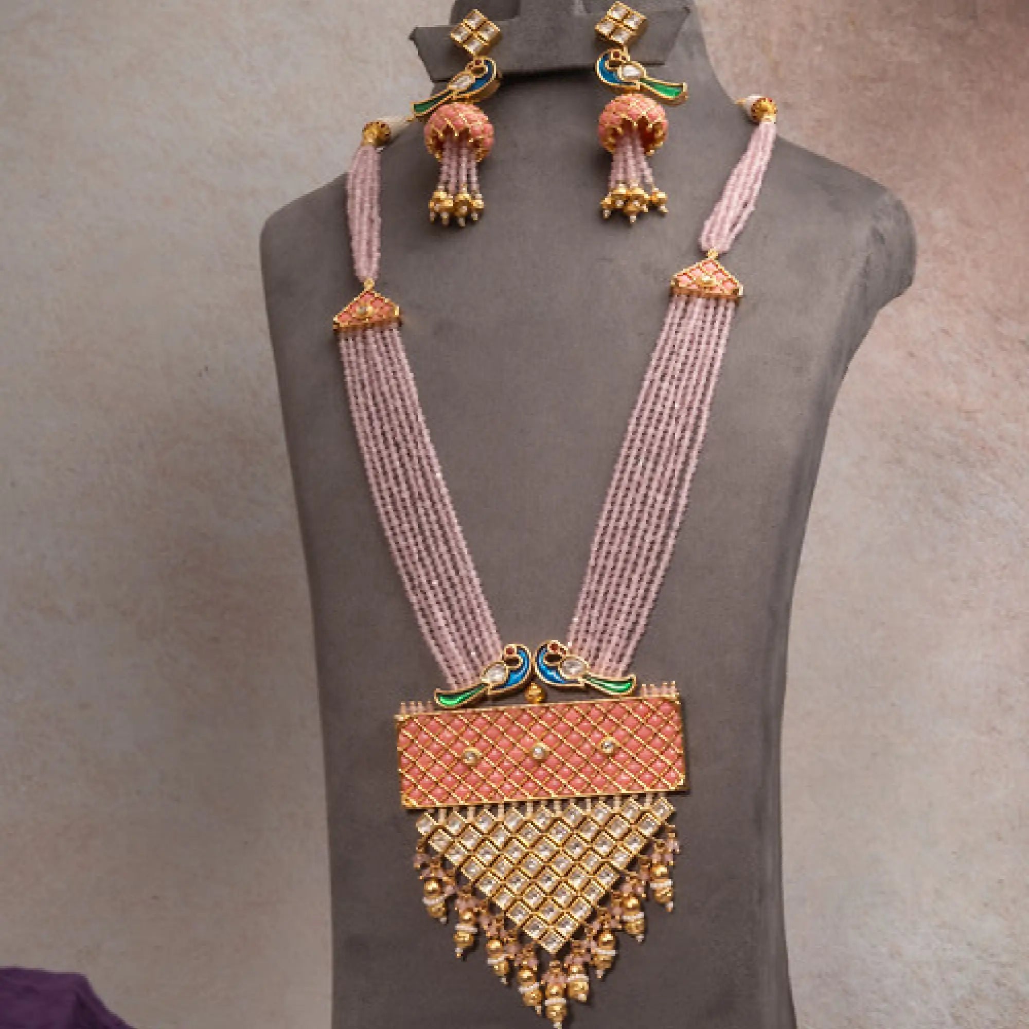 Classic Grandeur Pink mala set