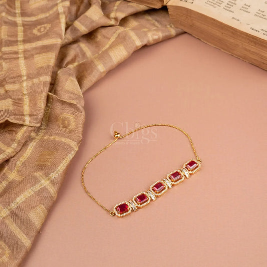 Regal Ruby Luxe Bracelet