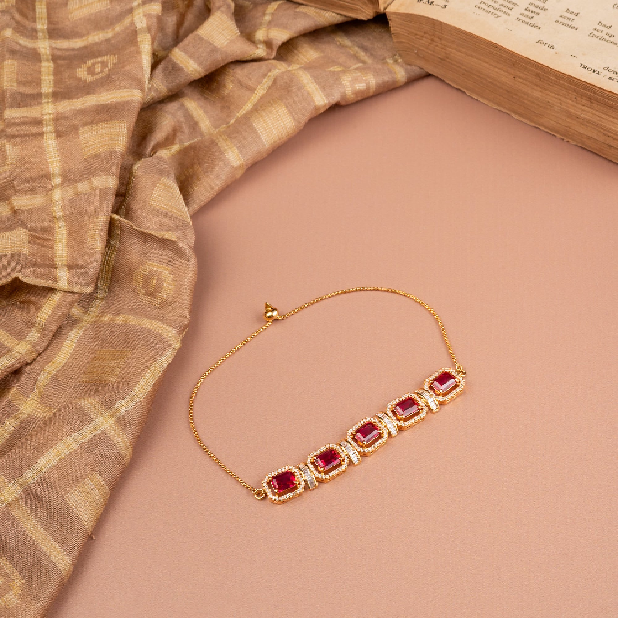 Regal Ruby Luxe Bracelet
