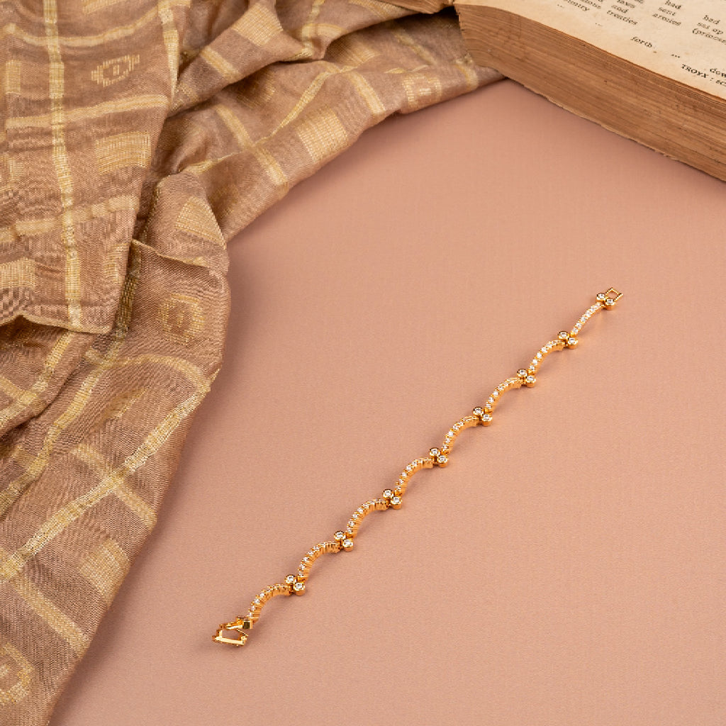 Ripple Sparkle Diamond Crush Bracelet