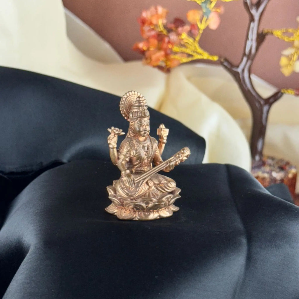 Goddess Saraswati - Pure Panchaloha Idol