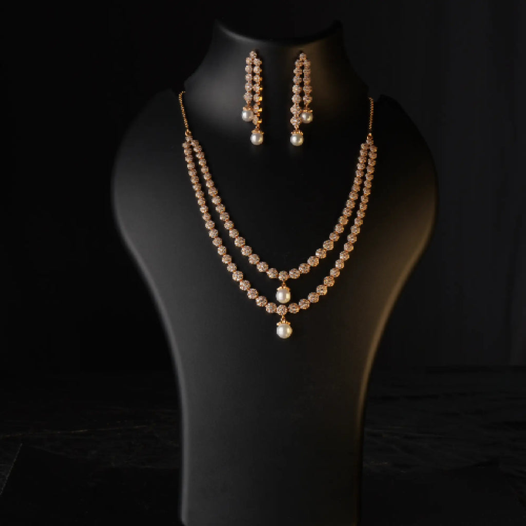 Esha Nakshatra DC Neckpiece – Two Layers of Timeless Radiance