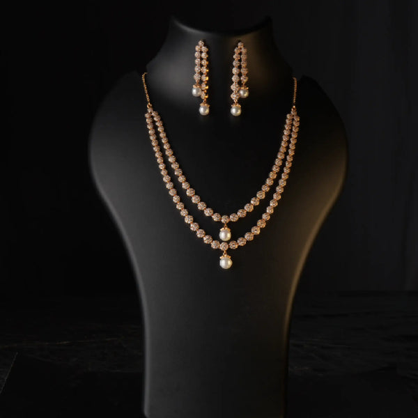 Esha Nakshatra DC Neckpiece – Two Layers of Timeless Radiance