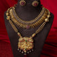 Antique Grand Temple Lakshmi Layered Necklace Set (Combo)