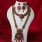 Antique Ruby Peacock Bridal Layered Set