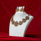 Antique Ruby Peacock Medallion Necklace
