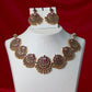 Antique Ruby Peacock Medallion Necklace