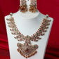 Antique Grand Kundan Peacock Bridal Haram