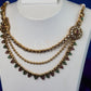 Three-Tier Antique Coin Necklace