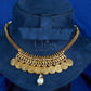 Antique Lakshmi Coin Fan Choker