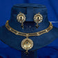 Antique Kundan Disc Medallion Necklace Set