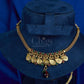 Ruby Coin Drop Antique Choker