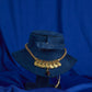 Ruby Coin Drop Antique Choker