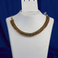 Antique Emerald Pearl Leaf Choker