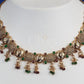 Ruby Bead Drop Antique Collar