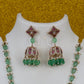 Antique Mint Blossom Navarathna Medallion Set