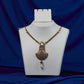 Antique Pearl Peacock Pendant Necklace