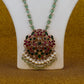 Antique Mint Blossom Navarathna Medallion Set