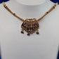 Ruby Fan Pendant Antique Collar