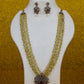 Antique Golden Citrine Multi-Strand Medallion Set