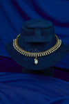 Antique Pearl Tear Fringe Choker