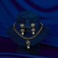 Antique Pearl Kundan Daisy Necklace Set
