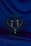 Antique Pearl Kundan Daisy Necklace Set
