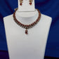 Antique Ruby Garland Drop Choker Set