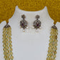 Antique Golden Citrine Multi-Strand Medallion Set