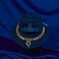 Antique Ruby Emerald Kundan Medallion Collar