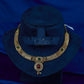 Antique Ruby Emerald Kundan Medallion Collar