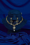 Antique Pearl Blossom Drop Necklace Set
