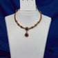 Ruby Teardrop Antique Collar
