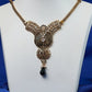 Antique Black Kundan Cascade Medallion Set