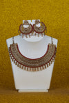 Antique Ruby Kundan Crescent Choker Set