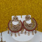 Antique Ruby Kundan Crescent Choker Set