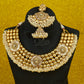 Antique Pearl Kundan Royal Broad Choker