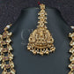 Antique Lakshmi Temple Long Haram Set