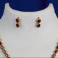 Antique Ruby Green Short & Long Chain (Combo)