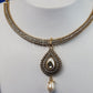 Antique Pearl Kundan Teardrop Collar