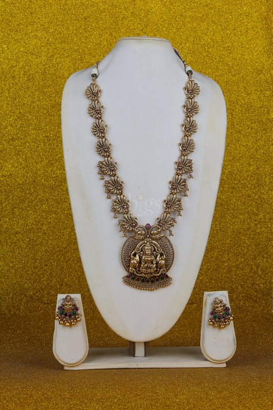 Antique Lakshmi Peacock Heritage Long Haram