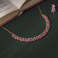 Ruby Leafline Diamond Crush Necklace Set