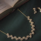 Pear Bloom Cascade Diamond Crush Necklace Set