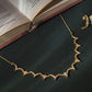 Scallop Crown Diamond Crush Necklace Set